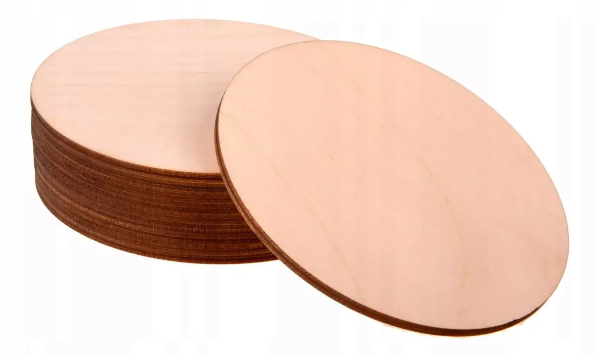 Koło drewniane 4cm 10szt DEKOR eko sklejka PREMIUM