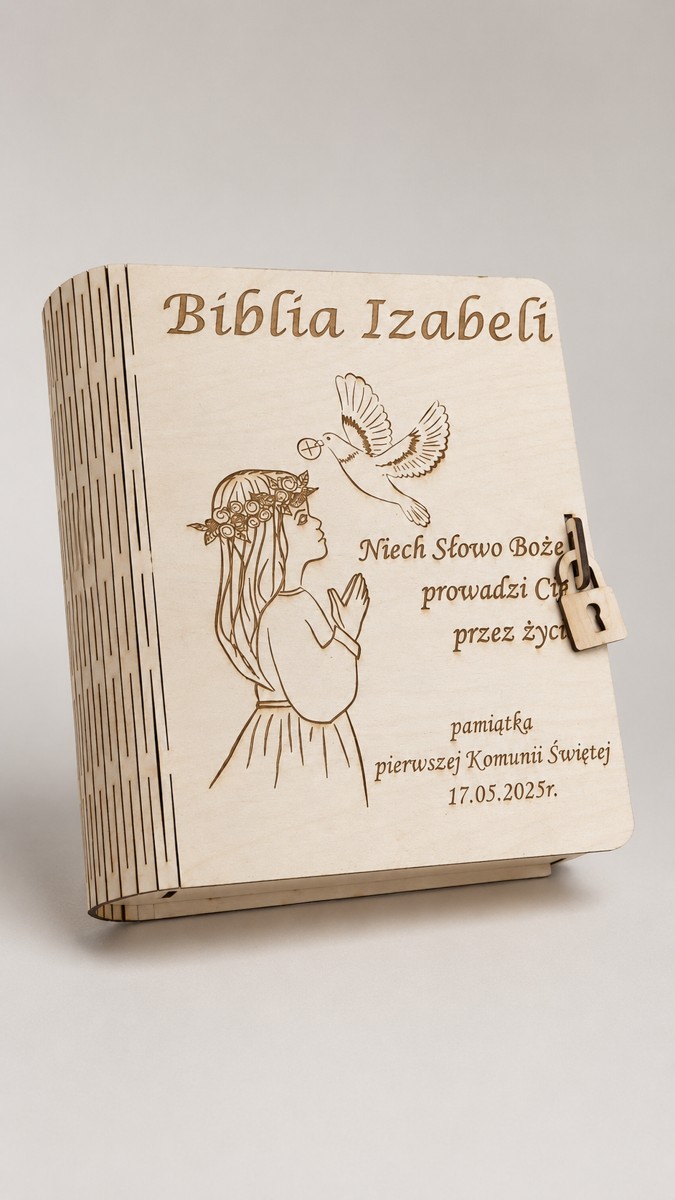Personalizowana oprawa Biblii — realizacja DRR DAMSON