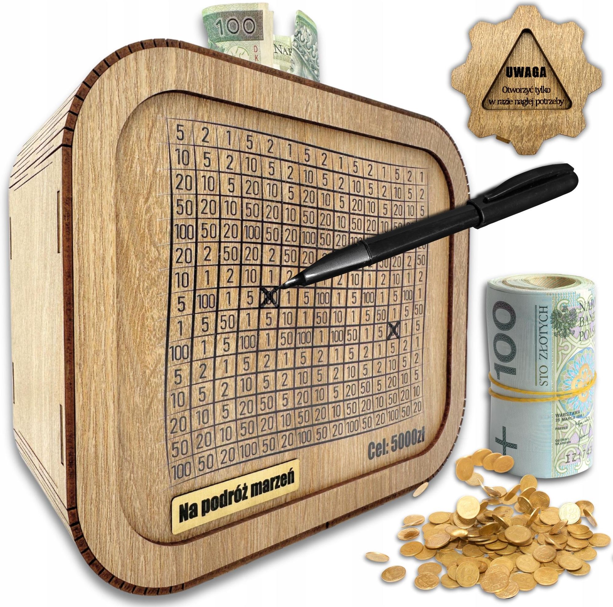 Przykład portretu grawerowanego w dużym formacie